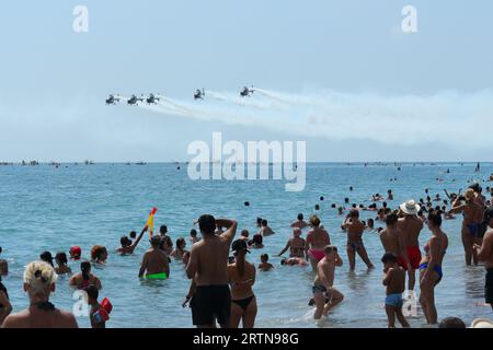 Torre del Mar, Málaga, Spanien. 10. September 2023: Internationale Flugschau Torre del Mar Stockfoto