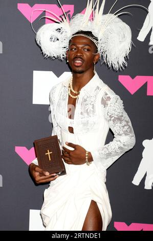 Lil NAS X bei der Verleihung der MTV Video Music Awards 2022 im Prudential Center. Newark, 12.09.2023 *** Lil NAS X bei den MTV Video Music Awards 2022 im Prudential Center Newark, 12 09 2023. Foto: XR.xWagnerx/xFuturexImagex vma 3910 Stockfoto