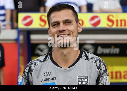 firo: 25.08.2023, Fußball, 3. Liga, 3. Bundesliga, Saison 2023/2024, MSV Duisburg - SSV Ulm 1846 1:1 Trainer Thomas WORLE, Ulm, Portrait Stockfoto