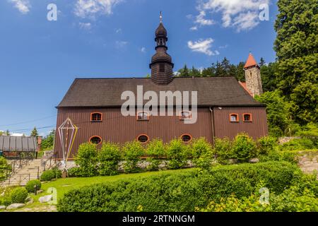 Kirche des Heiligen Josef, Ehefrau der seligen Jungfrau Maria (Kosciol SW. Jozefa Oblubienca Najswietszej Maryi Panny) in Miedzygorze, Polen Stockfoto