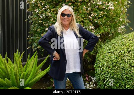 Rom, Italien. September 2023. Mara Venier nimmt am Fototermin des sonntagsfernsehprogramms Domenica im Rai Viale Mazzini Center Teil. Quelle: SOPA Images Limited/Alamy Live News Stockfoto