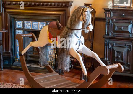 Antikes Schaukelpferd-Spielzeug Stockfoto