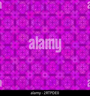 Abstrakter Hintergrund Lila Hand gezeichnetes nahtloses Ornament Stock Vektor