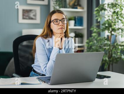 Arbeitsmotivation zu Hause Stockfoto