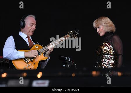 Toyah Und Robert Fripp Stockfoto