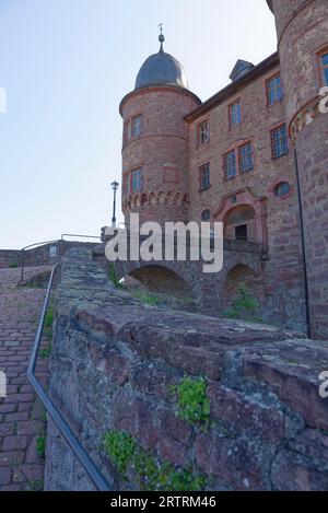 Schloss, Altstadt, Wertheim, Main-Tauber-Bezirk, Tauberfranken, Main, Main Valley, Tauber Valley, Tauber, Heilbronn-Franken, Baden-Württemberg Stockfoto