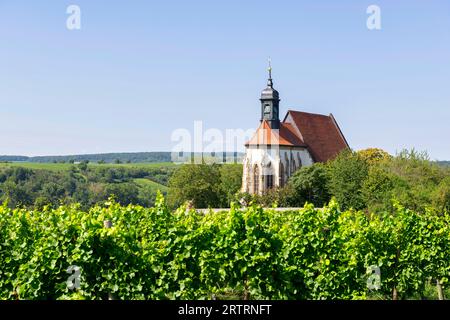 Wallfahrtskirche Maria im Weingarten, bei Volkach am Main, Unterfranken, Mainfranken, Bayern, Deutschland Stockfoto