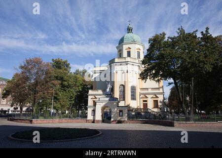 St. Stanislaus Garnisonkirche in Radom, Polen Stockfoto