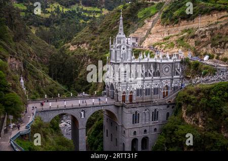 Las Lajas Sanctuary in Ipiales, Südkolumbien Stockfoto