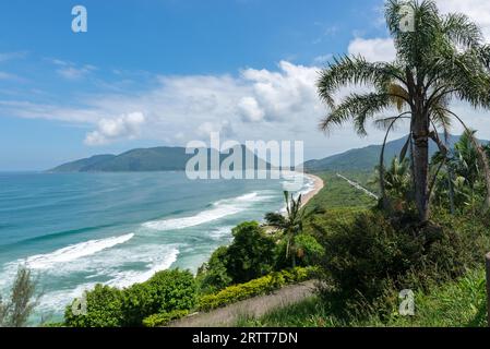 Armacao Beach in Florianopolis, Santa Catarina, Brasilien. Eines der wichtigsten Touristenziele in der südlichen Region Stockfoto