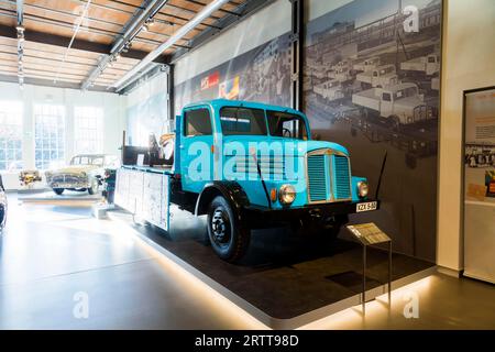 Das August Horch Museum ist ein Automobilmuseum in Zwickau, das 1988 eröffnet wurde Stockfoto