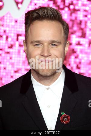 Olly Murs nimmt an der ITV Gala im London Palladium in London Teil. Stockfoto