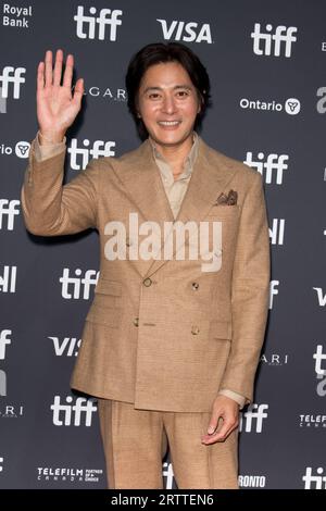 14. September 2023, Toronto, Ontario, Kanada: Jang Dong-Gun nimmt an der Premiere von A'Normal Family' während des Toronto International Film Festival 2023 in der Roy Thomson Hall am 14. September 2023 in Toronto, Ontario, Kanada, Teil. (Bild: © Angel Marchini/ZUMA Press Wire) NUR REDAKTIONELLE VERWENDUNG! Nicht für kommerzielle ZWECKE! Stockfoto