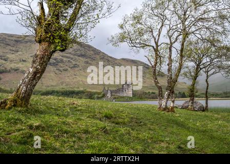 Kilchurn Castle in den Central Highlands von Schottland und Loch Awe Stockfoto