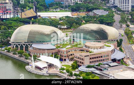 Esplanade-Theatres on the Bay, Singapur Stockfoto