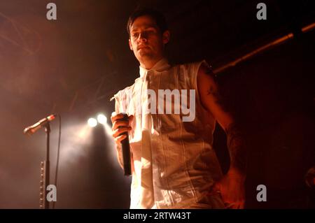 Mailand Italien 03.03.2005: Joel Madden Sänger der Good Charlotte Gruppe im Alcatraz Club Stockfoto