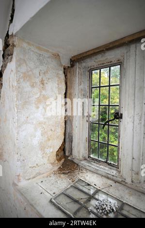 Altes Flügelfenster, GB. Stockfoto