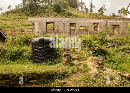 Blick auf Morningside - eine verlassene deutsche historische Siedlung im Uluguru-Gebirge, Morogoro Town, Tansania Stockfoto