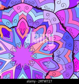 Abstrakte bunte Mosaik-Hintergrund Stock Vektor