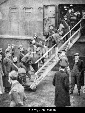 Das erste australische Luftkontingent, das am 26. Dezember 1939 in England ausstieg, war Teil des Empire Air Scheme, eines massiven, gemeinsamen Trainingsprogramms der britischen, kanadischen, australischen und neuseeländischen Luftwaffe während des Zweiten Weltkriegs. Stockfoto