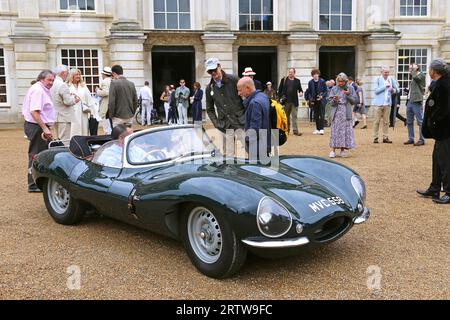 Jaguar XKSS (1956) (Jahrzehnte Gewinner: 1950er), Concours of Elegance 2023, Hampton Court Palace, London, Großbritannien, Europa Stockfoto