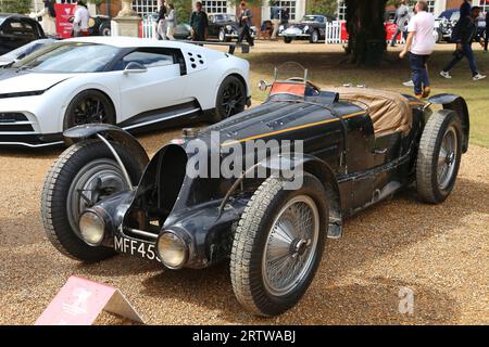 Bugatti Type 59 (1934) (Dekade Gewinner: 1930er), Concours of Elegance 2023, Hampton Court Palace, London, Großbritannien, Europa Stockfoto