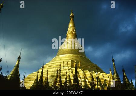 Shwedagon-Pagode Stockfoto