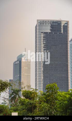 Stadtzentrum Von Jakarta, Indonesien Stockfoto