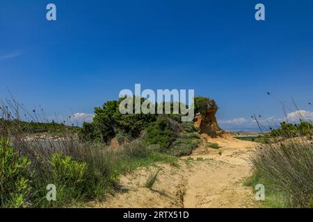 Kieselstrände Insel Rab Sommerurlaub in Kroatien Stockfoto