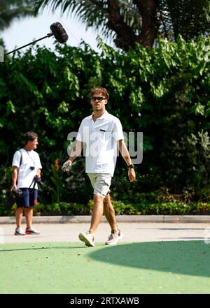 Singapur, Singapur. September 2023. #10 Pierre Gasly (FRA, BWT Alpine F1 Team), F1 Grand Prix von Singapur auf dem Marina Bay Street Circuit am 15. September 2023 in Singapur, Singapur. (Foto: HOCH ZWEI) Credit: dpa/Alamy Live News Stockfoto