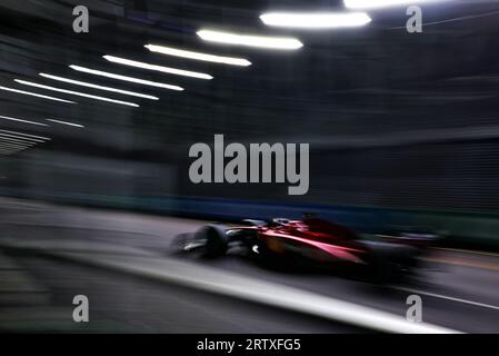 Singapur, Singapur. September 2023. Charles Leclerc (MON) Ferrari SF-23. Formel-1-Weltmeisterschaft, Rd 16, Singapur Grand Prix, Freitag, 15. September 2023. Marina Bay Street Circuit, Singapur. Quelle: James Moy/Alamy Live News Stockfoto