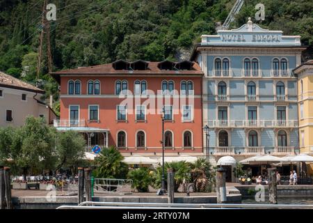 Hotel Europa, Riva, Rivale del Garda, Provinz Trient der Region Trentino-Südtirol, Italien Stockfoto