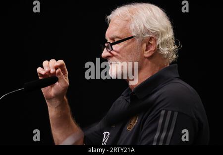 Dortmund, Deutschland. September 2023. firo: 11/2023 Fußball, Fußball, Saison 2023/2024 Männer-Nationalmannschaft Deutschland Pressegespräch Training Rudi Voller Interimstrainer Nationaltrainer Portrait Credit: dpa/Alamy Live News Stockfoto