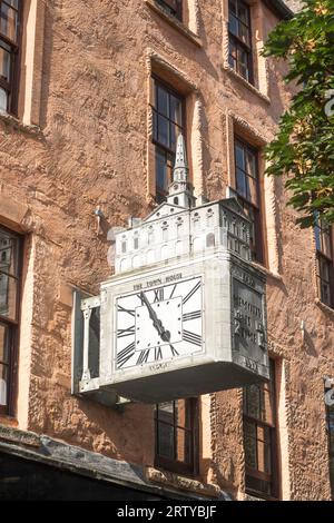 Die Town House Uhr, in Dundee, Schottland, Großbritannien Stockfoto