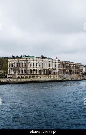 Bootsfahrt im Istanbuls Bosporus Stockfoto