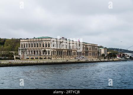 Bootsfahrt im Istanbuls Bosporus Stockfoto