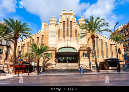 Alicante, Spanien - 18. Oktober 2021: Central Market oder Mercado Central befindet sich im Zentrum von Alicante, Region Valencia in Spanien Stockfoto