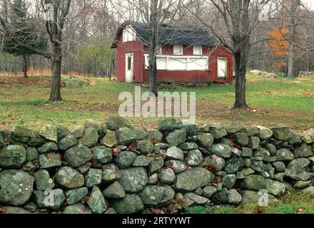 Hühnerstall, Weir Bauernhof National Historic Site, Connecticut Stockfoto