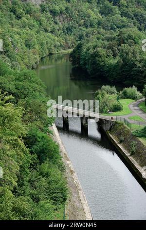 Edersee im Spätsommer, Hessen, Deutschland Stockfoto