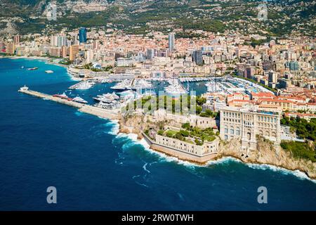 Das Ozeanographische Museum oder Musee Oceanographique ist ein Museum für Meereswissenschaften in Monaco Ville in Monaco Stockfoto