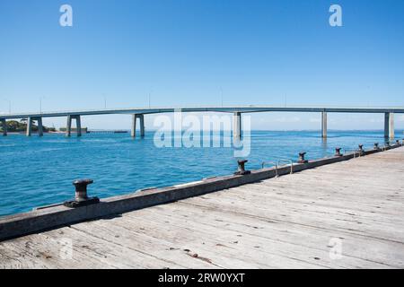 SAN REMO, DEC 14: San Remo ist ein malerisches Fischerdorf auf dem Weg nach Philip Island in Victoria, Australien Stockfoto