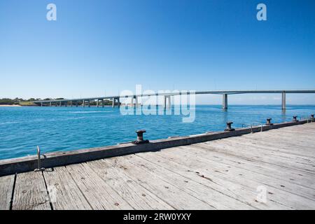 SAN REMO, DEC 14: San Remo ist ein malerisches Fischerdorf auf dem Weg nach Philip Island in Victoria, Australien, Ozeanien Stockfoto