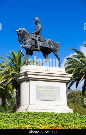 Melbourne, Australien, Januar 26: Das Marquis of Linlithgow Governor General Monument und die umliegenden Gärten am 26. Januar 2015 Stockfoto