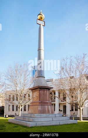 Das Emily McPherson College ist ein bemerkenswertes Gebäude von Bedeutung in Melbourne CBD, Victoria, Australien Stockfoto