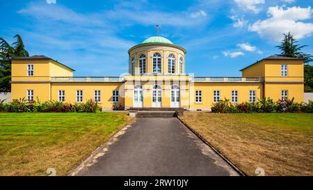 Alte Bibliothek Gebäude im Stadtteil herrenhausen Hannover Stadt in Deutschland Stockfoto