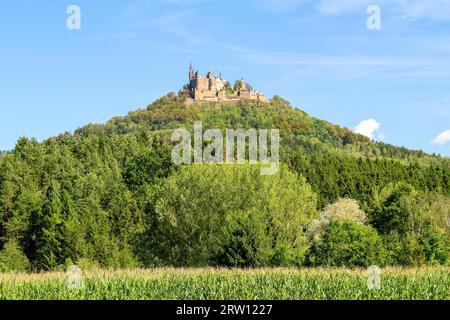 Burg Hohenzollern, Stammburg der fürstlichen Familie und ehemals herrschendes preußisches königliches und deutsches Kaiserhaus Hohenzollern, Bisingen Stockfoto