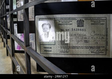 Apartheid Museum, Gold Reef City, Johannesburg, Provinz Gauteng, Südafrika Stockfoto