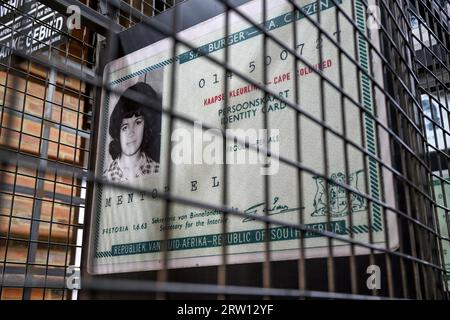 Apartheid Museum, Gold Reef City, Johannesburg, Provinz Gauteng, Südafrika Stockfoto