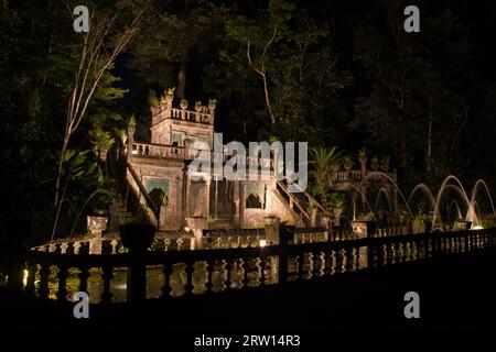 MENA Creek, Australien, 4. Mai 2015: Die Burg im Paronella Park in Queensland, Australien Stockfoto