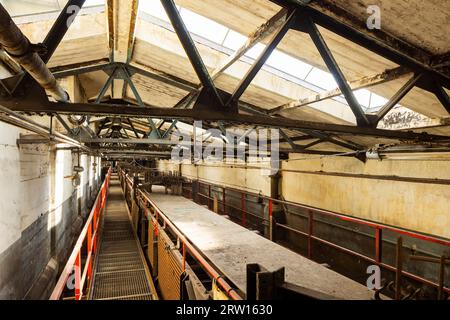 Die Knappenroder Energiefabrik ist einer der vier Standorte des Sächsischen Industriemuseums auf dem Gelände der stillgelegten Knappenroder Brikettfabrik Stockfoto